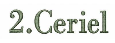 Voorbeeld lettertype 2